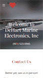 Mobile Screenshot of dehartmarine.com